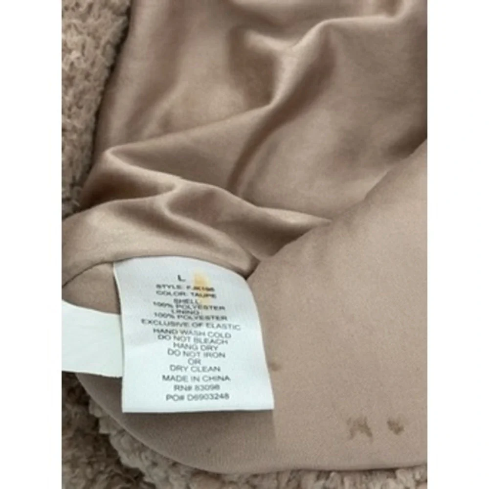 CISONO Los‎ Angeles Outerwear Collection Women's Faux Sherpa Jacket Large